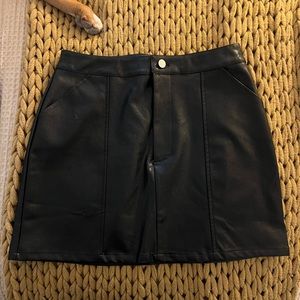 12th Tribe Black Mini Skirt